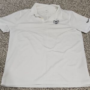 Nike White Polo Shirt Classic Design